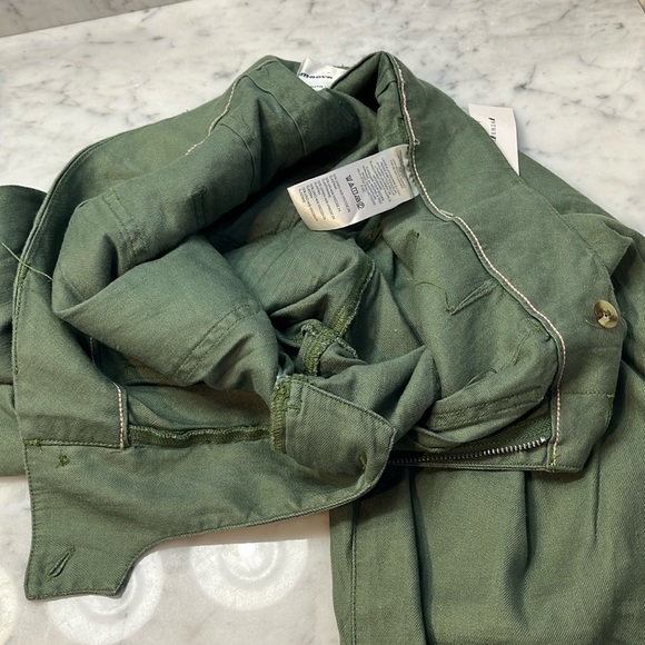 Anthropologie The Colette Cropped Wide Leg Pant: Linen Edition Size 28 NWT - Picture 10 of 15